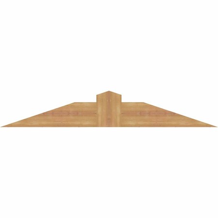 Ekena Millwork Portland Smooth Timber Gable Bracket, Western Red Cedar, 48"W x 8"H x 1 1/2"D x 5 1/2"F, 4/12 Pitch GBW048X08X0206POR00SWR